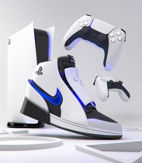 Air Jordan1 X Playstation 5 collaboration- the most futuristic sneaker ...