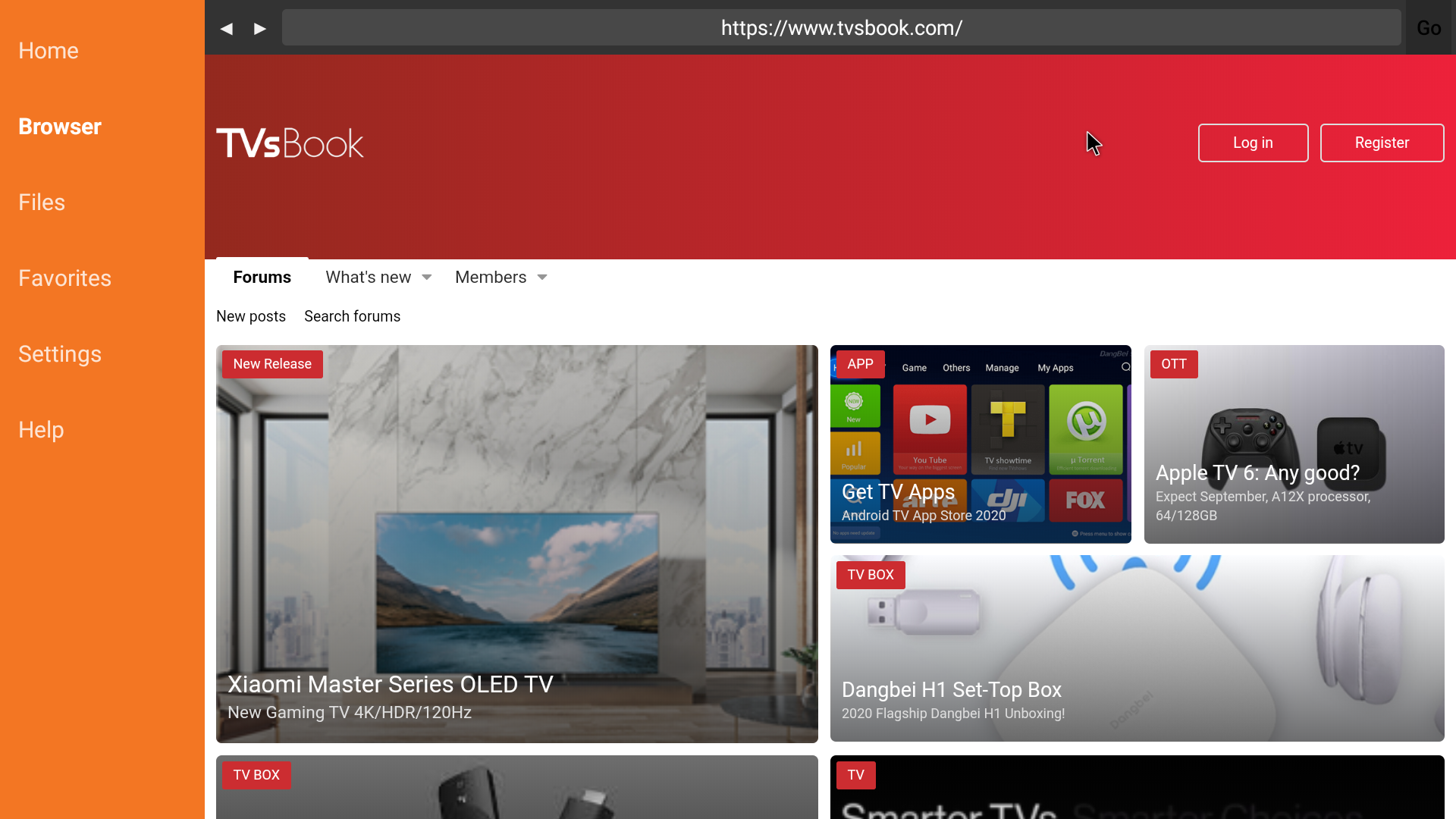 TOP1 Essential Android TV App Downloader Browser with builtin Google