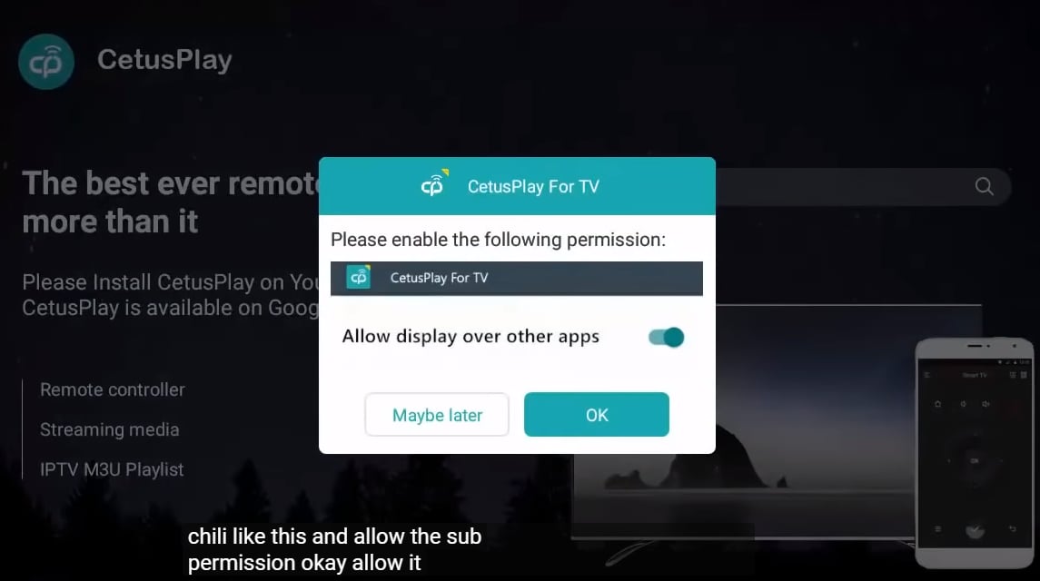 Use your smart phone as Android TV keyboard or mouse
