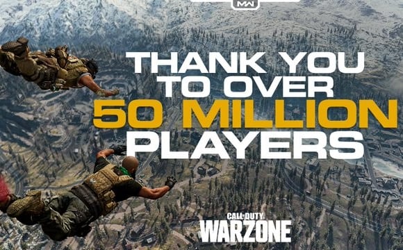 Call of Duty WARRZONE reached 50 million players