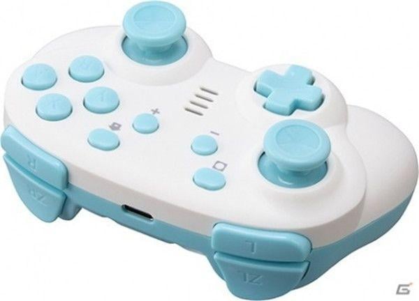 CYBER gadgets have introduced a new white and blue color Switch with a mini controller