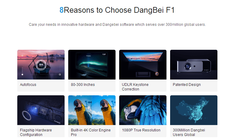 Why do you choose Dangbei Projector? 8 Reasons to Choose DangBei F1