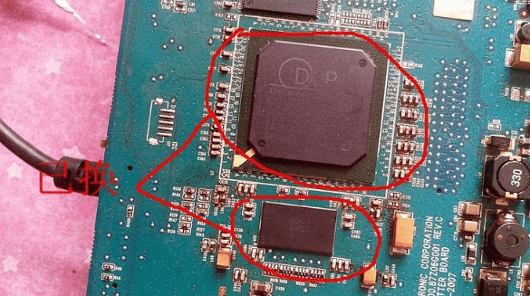Optoma HD803 repair: short circuit of the motherboard to the current half-screen
