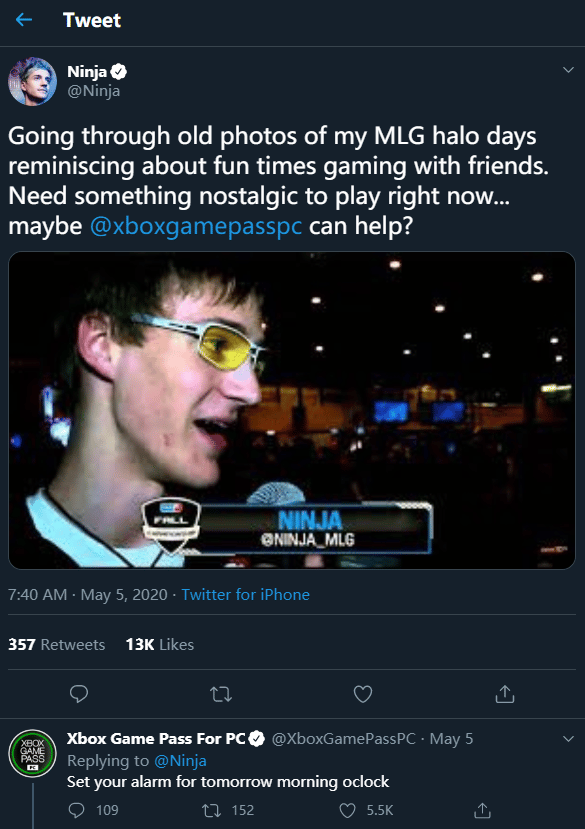 Ninja Twitter
