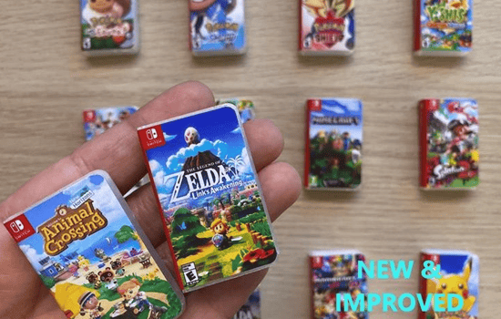 Nintendo Switch cassette case keychain is adorable