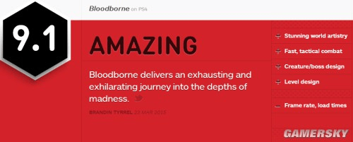 BloodBorne has become a strong contender for game of the year