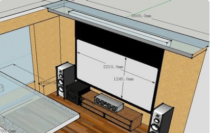 How to wire the home theater 5.1 sound system?