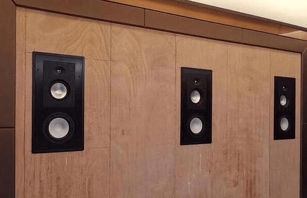 Home theater sound system installation