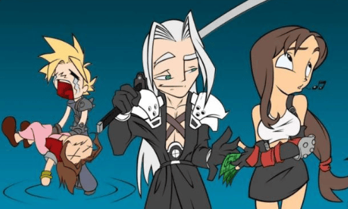 Why does Alice's ending in Final Fantasy 7 have such a strong response in the game world?