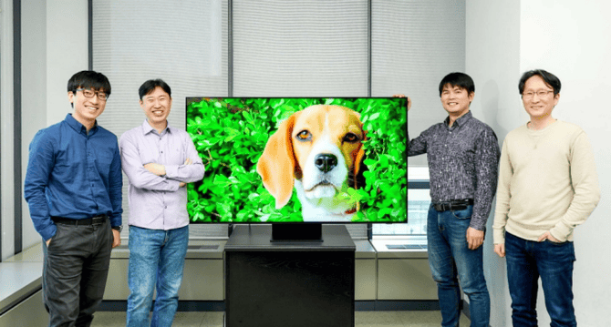 Samsung is working on 8K TV AI image enhancement technology