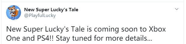 New Super Lucky's Tale