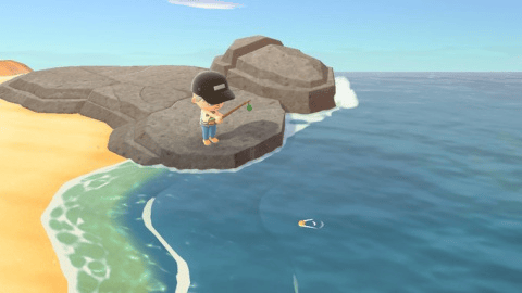 Animal Crossing New Horizons fishing