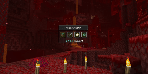 Minecraft game mode switch