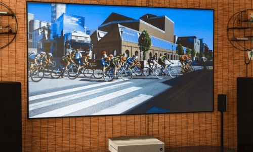 What is the advantage of LCD TV over laser TV?
