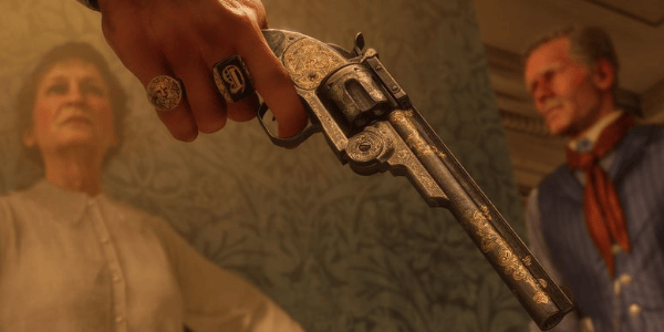 Weapon management in Red Dead Redemption 2