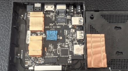 x96max+: copper heat dissipation, the cost is not low, the effect is not ideal