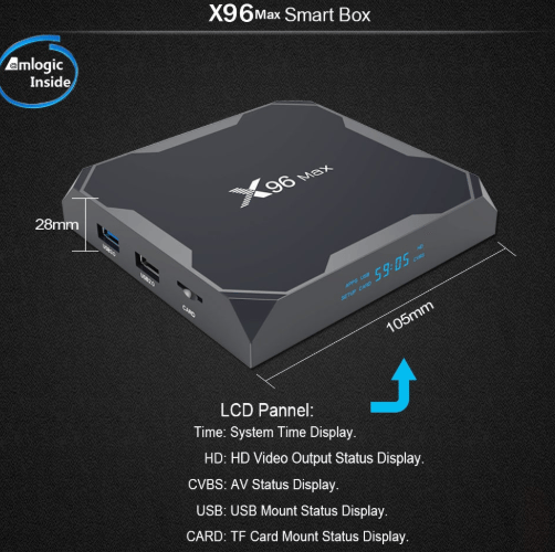 X 96 Max, review & test of the IPTV / Android box under s905x2