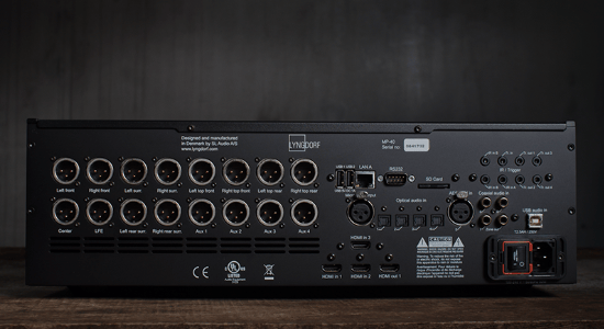 How about the Lyngdorf Audio MP-40  surround sound processor?