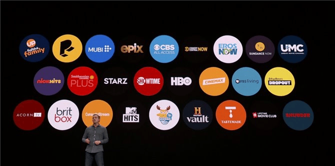 Apple TV Channel offers a series of massive streaming services
