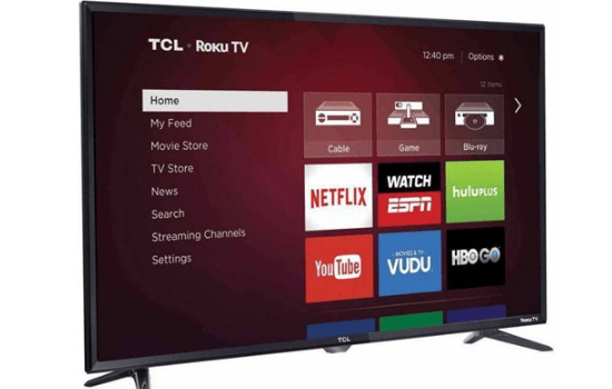 TCL android smart TV with built-in Roku