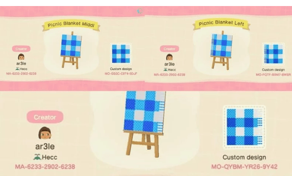 Animal Crossing New Horizons QR Code-All Clothing Code Carpet Code Floor Tile Code