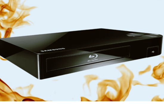 Samsung Blu-ray player infinite restart infinite loop unexplained