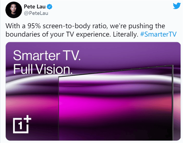 OnePlus smart TV 2020 details reveal: as thin as a cellphone