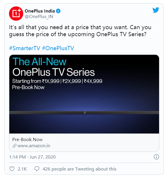 How to watch OnePlus Smarter TV LiveStream on July 2? 