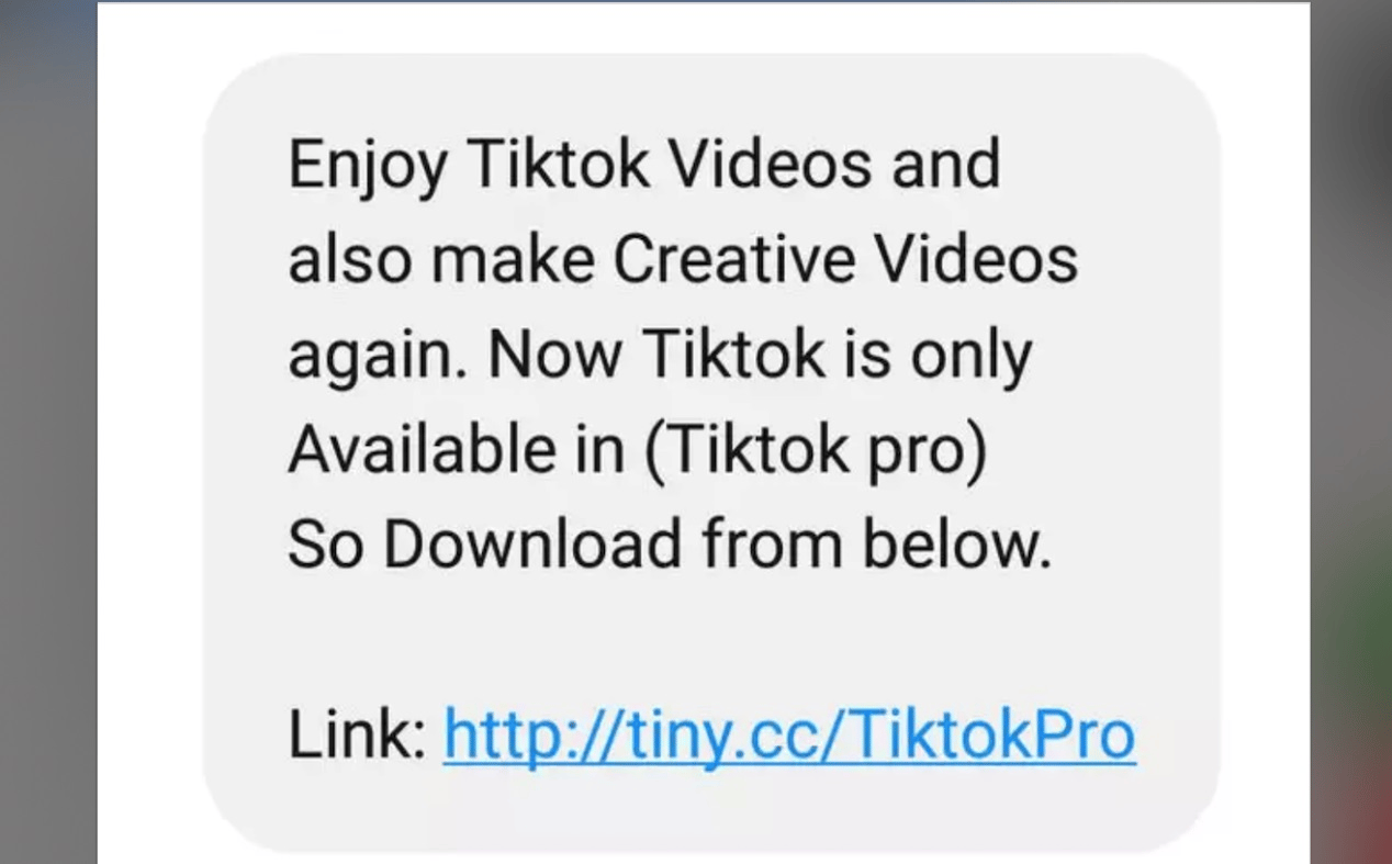 TikTok Pro turns out to be the virus