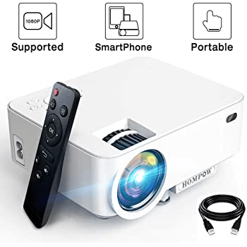 Cheap Hompow Mini Projector: pros and cons, things should be paid attention