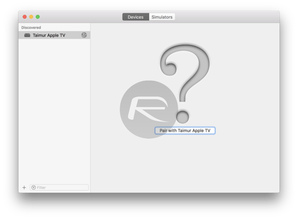 Apple TV 4K Connect To Xcode On Mac by Wi-Fi Tutorial in Detail