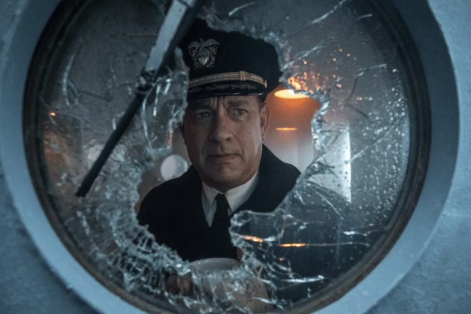 Grayhound movie short review: not as good as that of Saving Private Ryan 