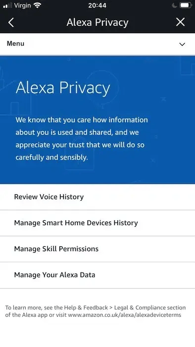 How to delete Amazon Alexa Voice Recordings
