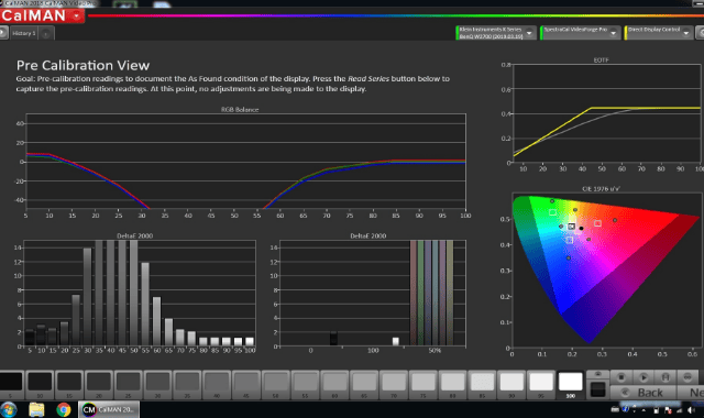 BenQ w2700 vs w1070 projector comparison: calibration HDR mode Default