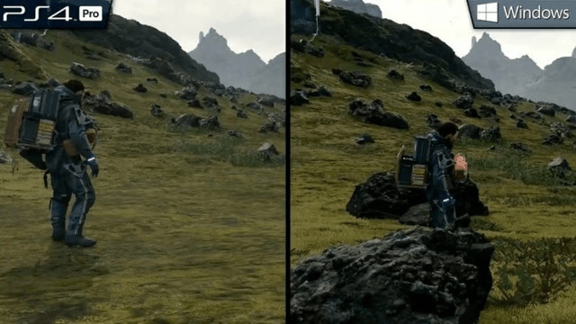PC/PS4 image comparison: PC has a great advantage in the number of frames