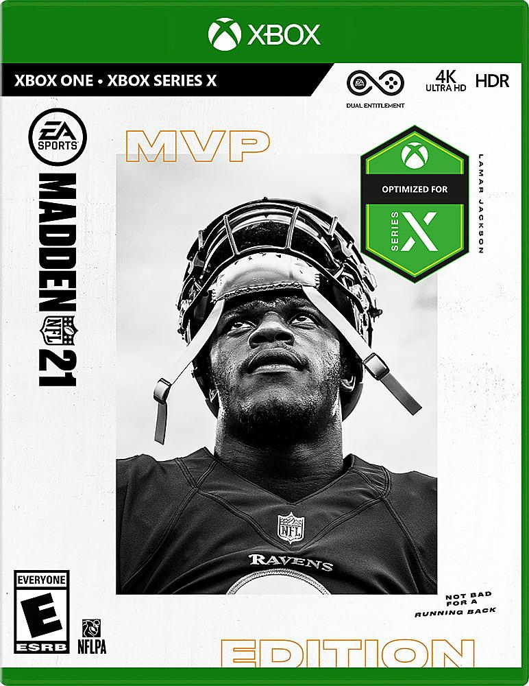 Madden NFL 21 Xbox Series X cover shows Dual Entitlement