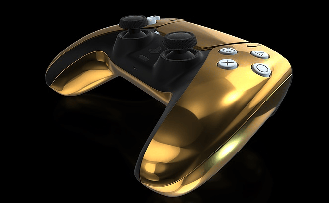  Sony PS5-24K gold limited edition announced, and gold handle