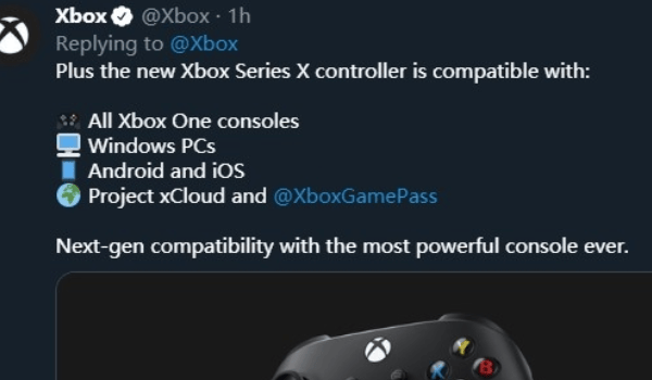 Xbox Series X console will be compatible with various Xbox One controllers