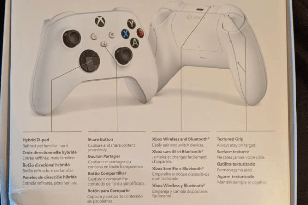 Xbox Series S control handle packaging leaked