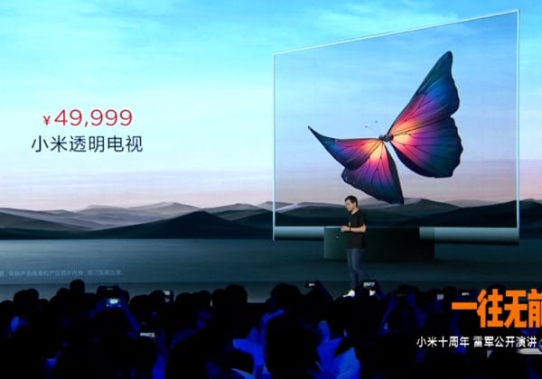 Xiaomi released a transparent TV priced at 49,999 RMB