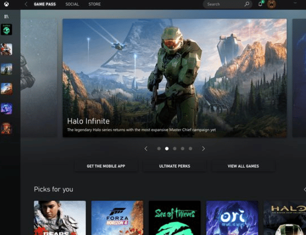  Xbox One, Xbox Series X, Xbox Game Pass PC applications and Xbox mobile applications