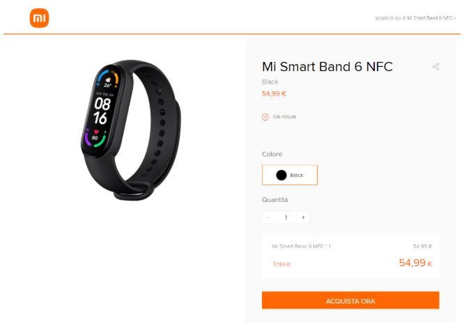 Xiaomi Mi Smart Band 6 NFC version available in Europe