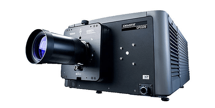 What projector is used in cinemas?