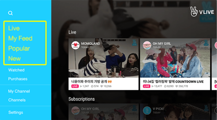 V LIVE