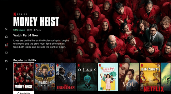 Netflix for pad
