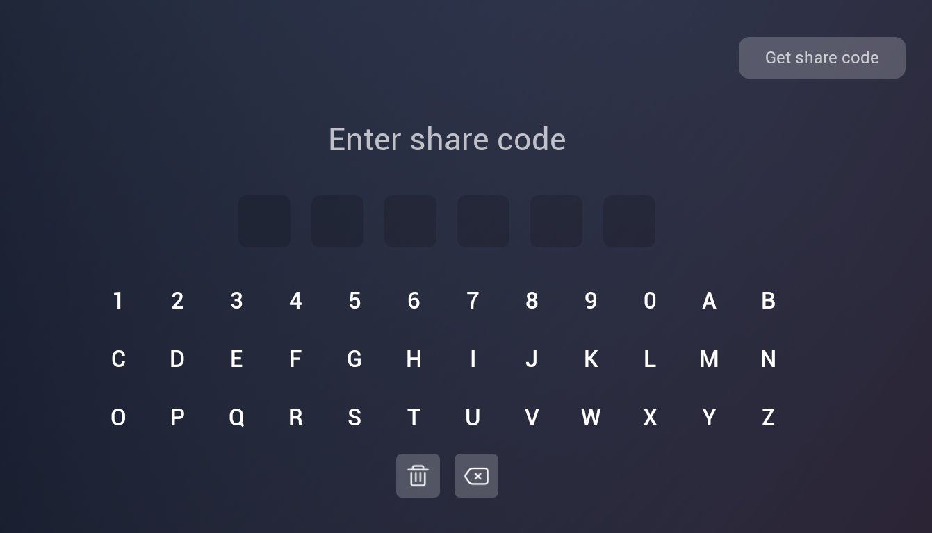 Emotn store share code