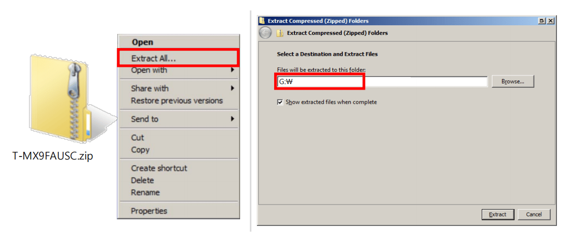 How to prepare the USB Memory Drive?