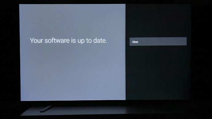 Confirm the software update 