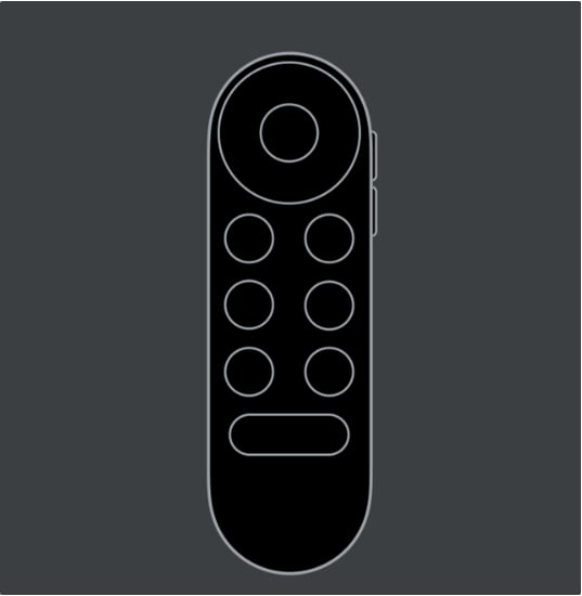 Chromecast HD remote