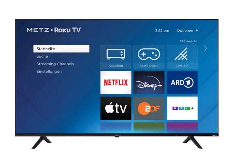Partner with METZ blue and TCL,Roku launches Roku TV in Germany